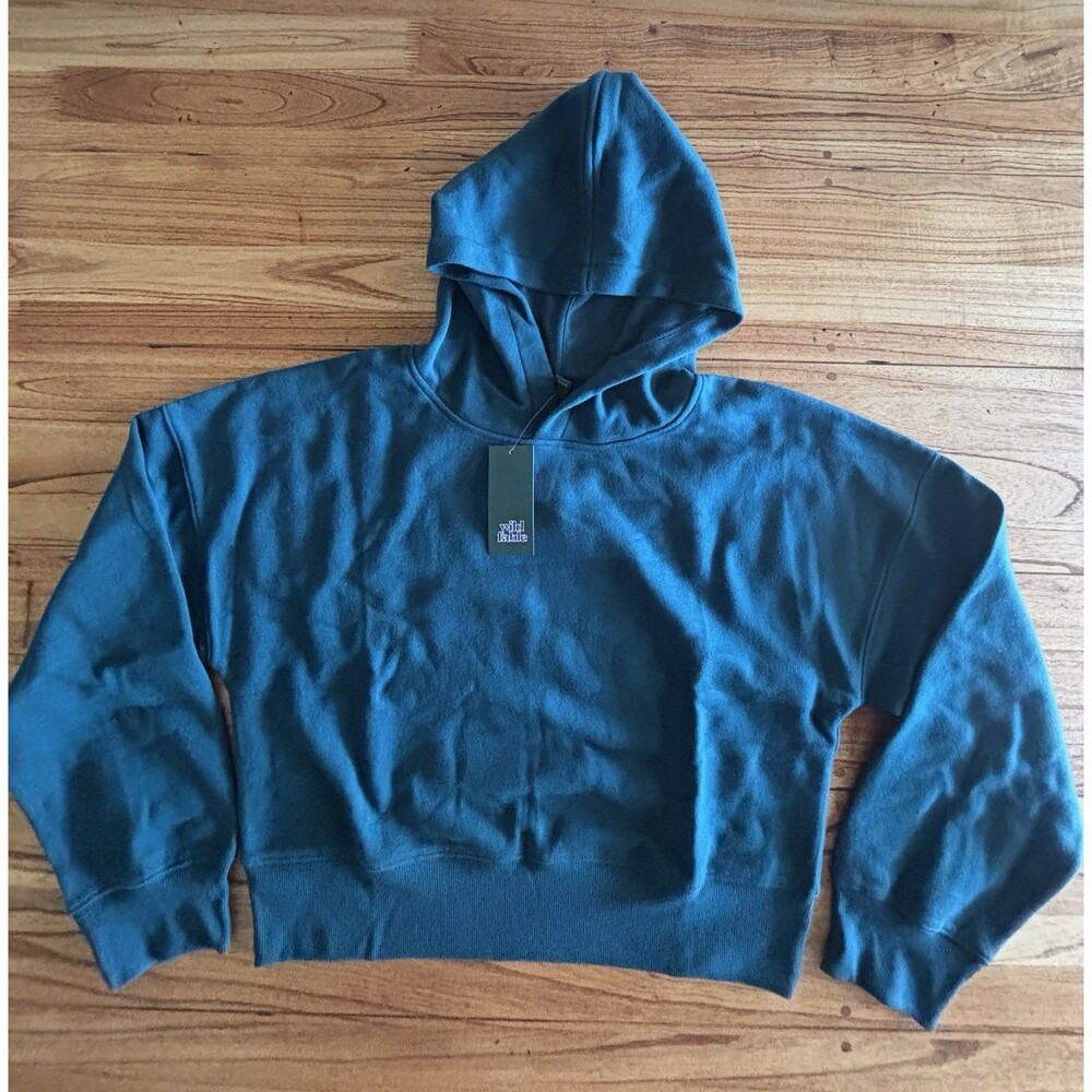 Women’s Wild Fable Cropped Hoodie XLarge Hedge Green